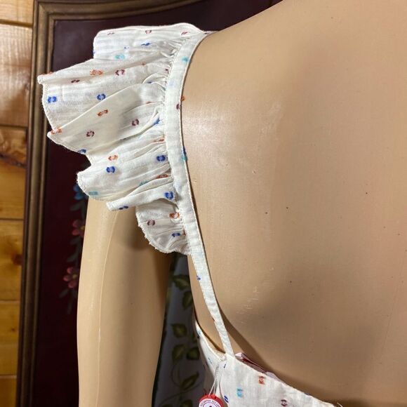 Cute Sundress with Ruffled Straps 100%% Cotton - Picture 3 of 9